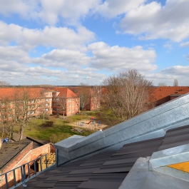 Ausblick aus Dachgeschoss über Leutzsch