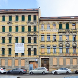 Die Schönbachstraße in Leipzig-Stötteritz im alten Zustand